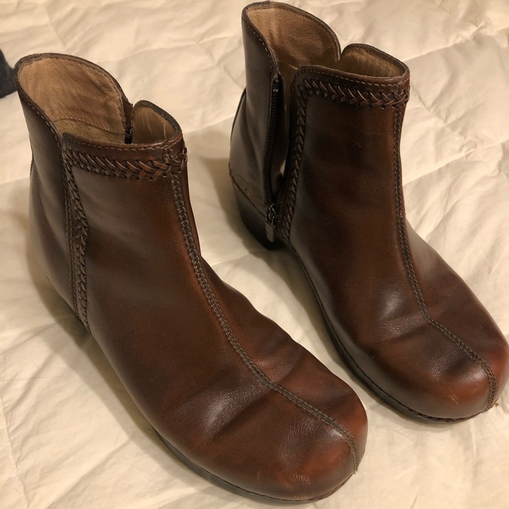 Size 38 Dansko brown leather boot